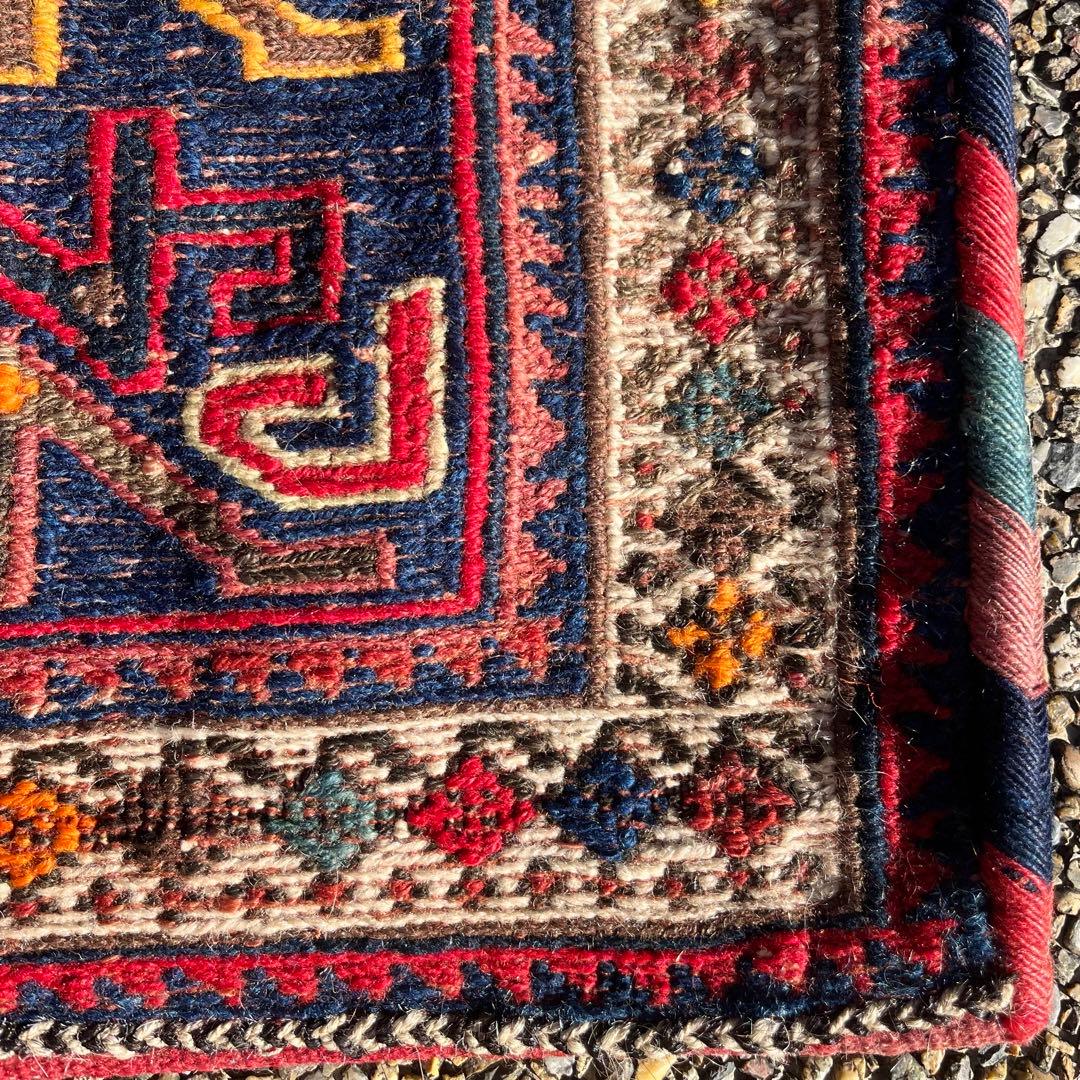 アンティーク キリム/スマック織 アフシャール族の塩袋 手織り トライバルラグ