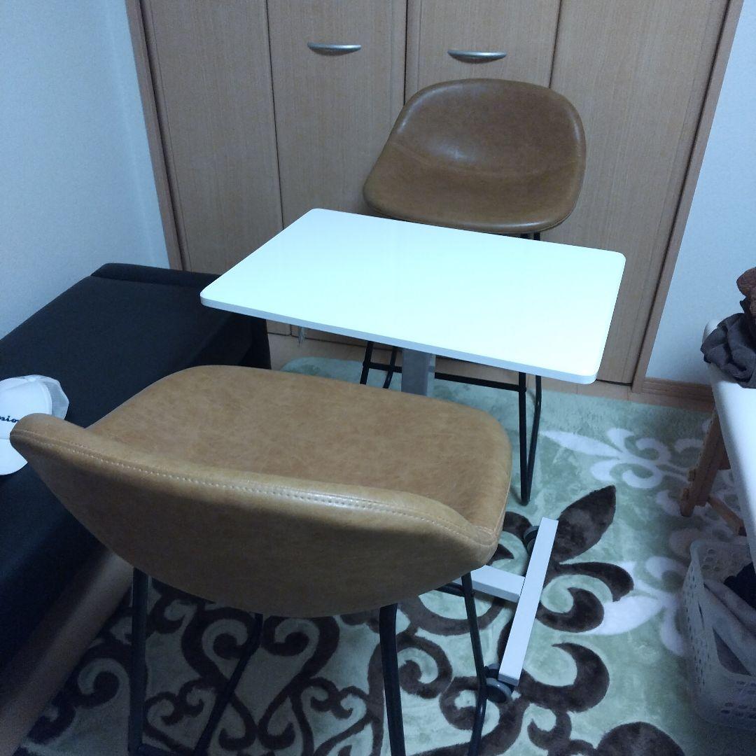 カウンター&イス２脚セット