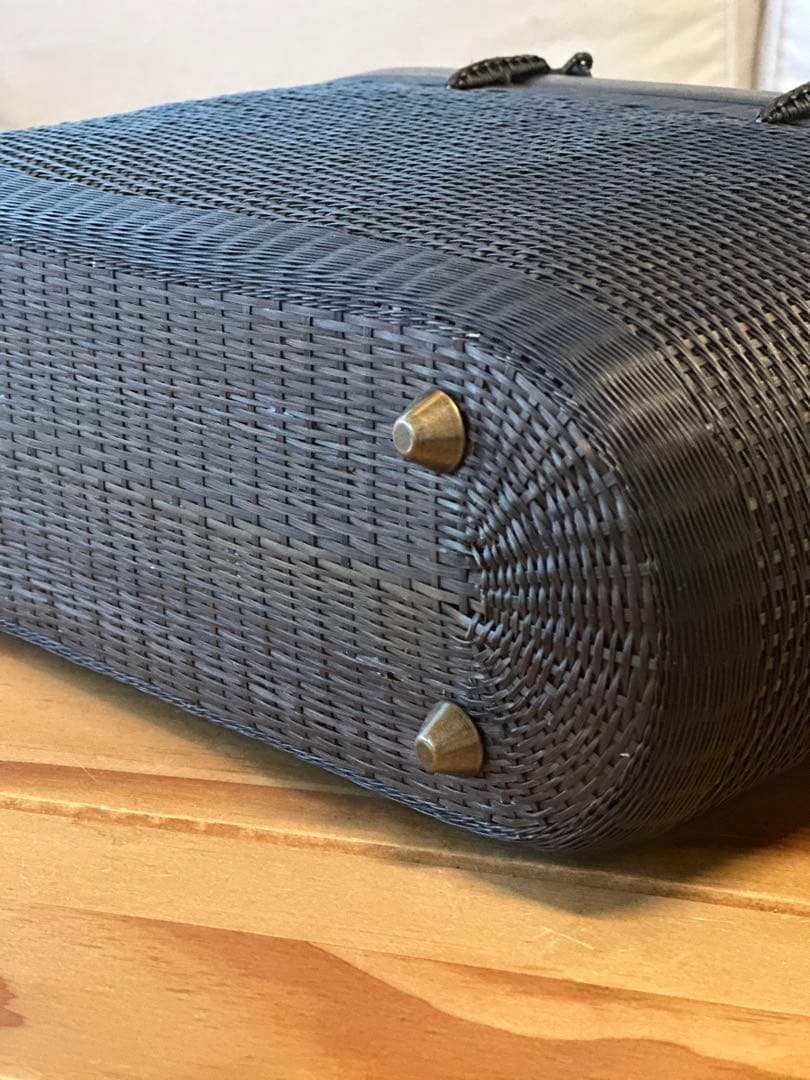 【新品】 タイ王室御用達　高級　プラニー工房　茶籠 竹　着物　かごバック 夏