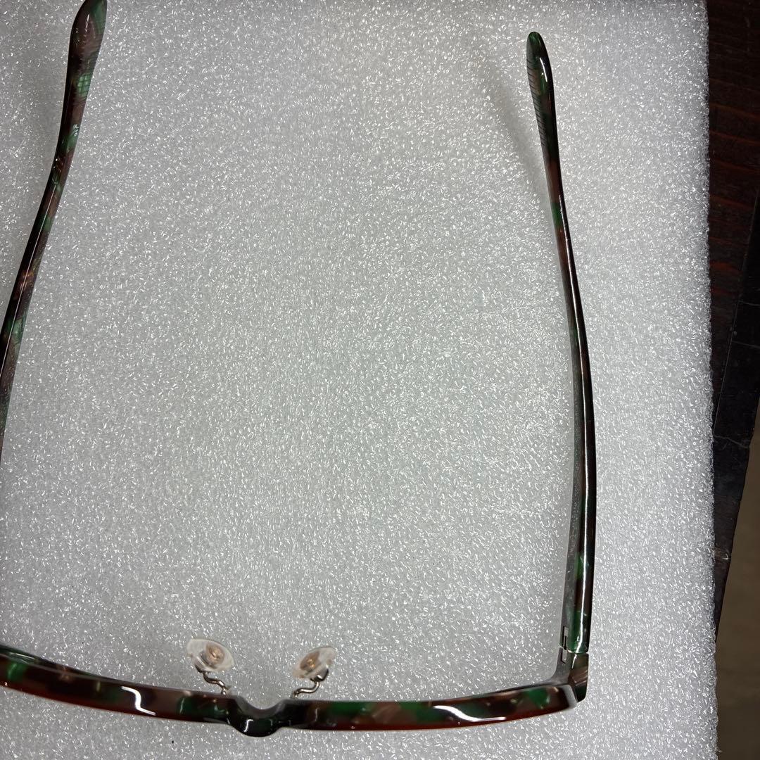 アイブレラ ブラウン　グリーン　サングラス 透明 軽量 EB-17　ケース付き②