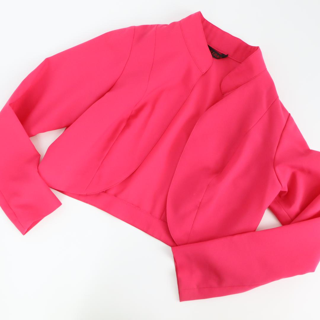 【美品 フラメンコ衣装】鮮やかピンク×水玉 アトリエ貴美恵 ドレス ボレロ