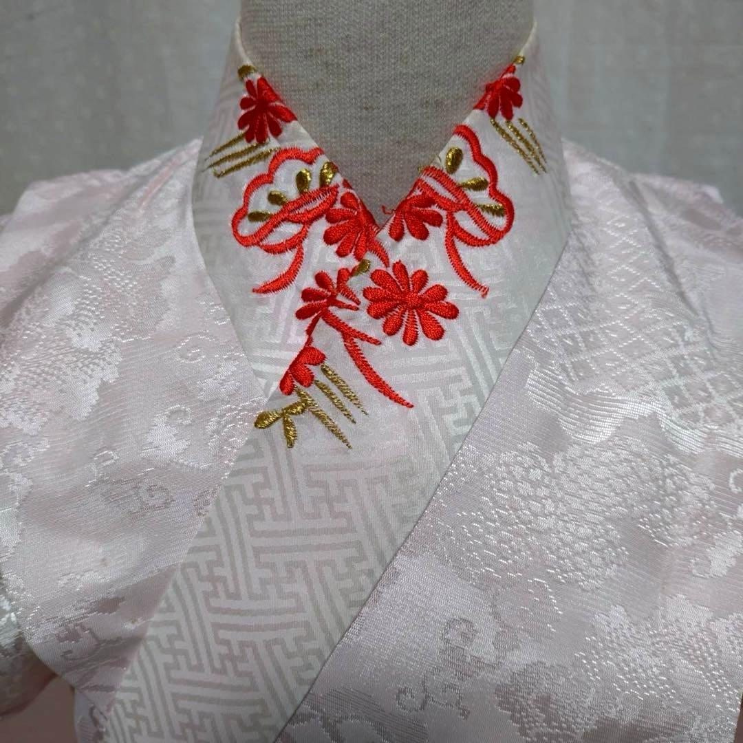 七五三　7歳　正絹着物　袋帯、長襦袢、小物セット　 18ー12