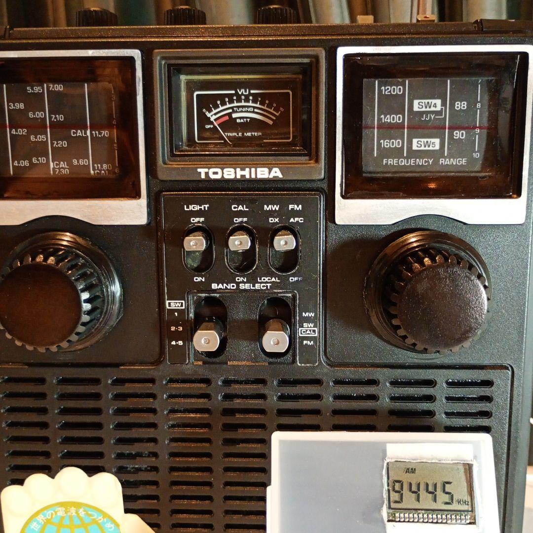 東芝　BCLラジオ　RP-775F　動作品　一部難あり。電源コード付き