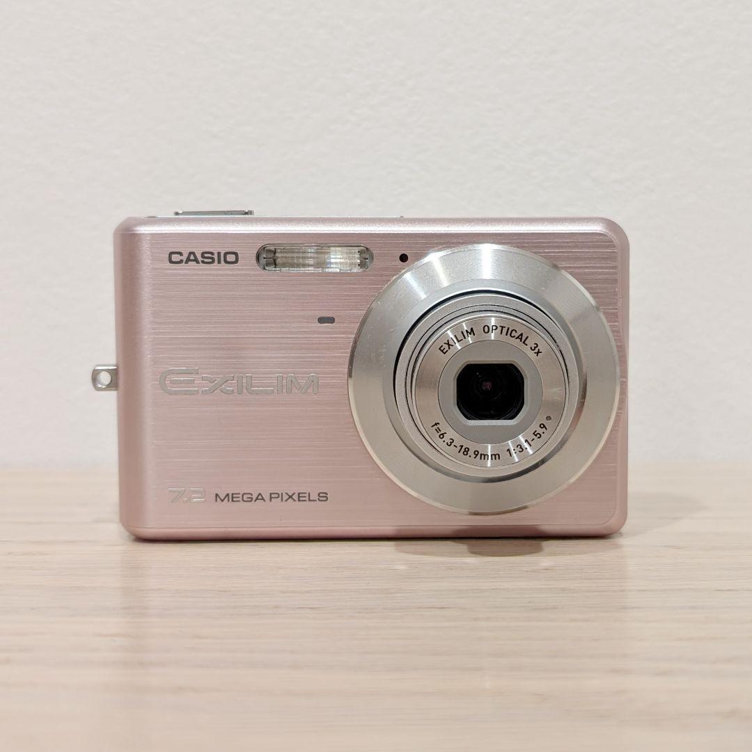 動作確認済 CASIO EXILIM EX-Z77 ピンク デジカメ 充電器あり