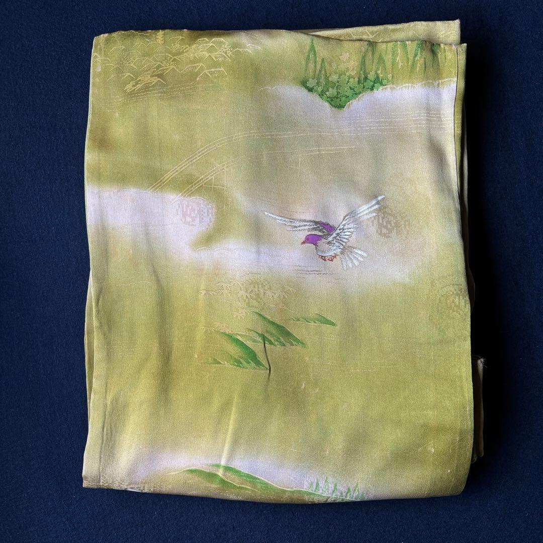 2614 アンティーク着物2枚・羽織1枚おまとめ売り　材料正絹