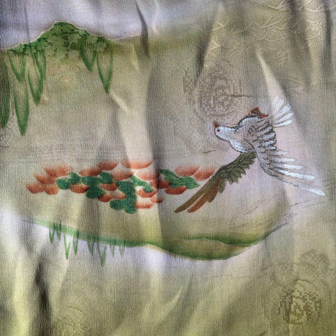 2614 アンティーク着物2枚・羽織1枚おまとめ売り　材料正絹