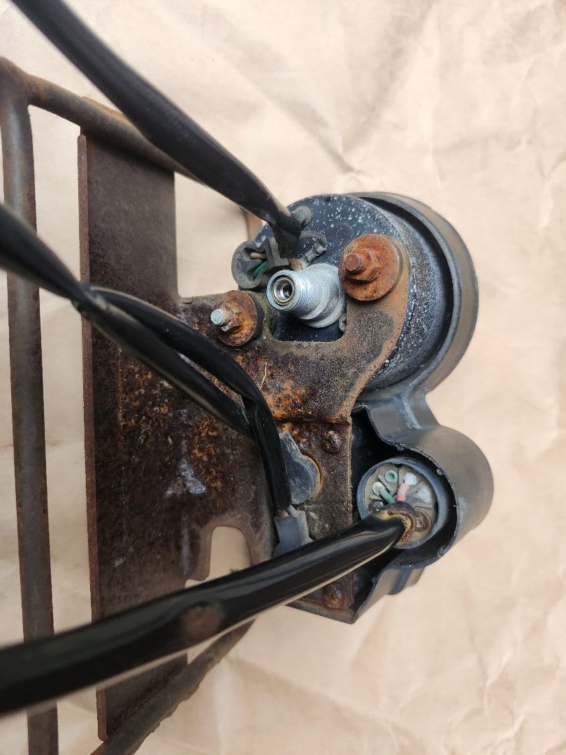 ジャンク品❗　HONDA ゴリラ　Z50J 　フロントキャリア廻り部品