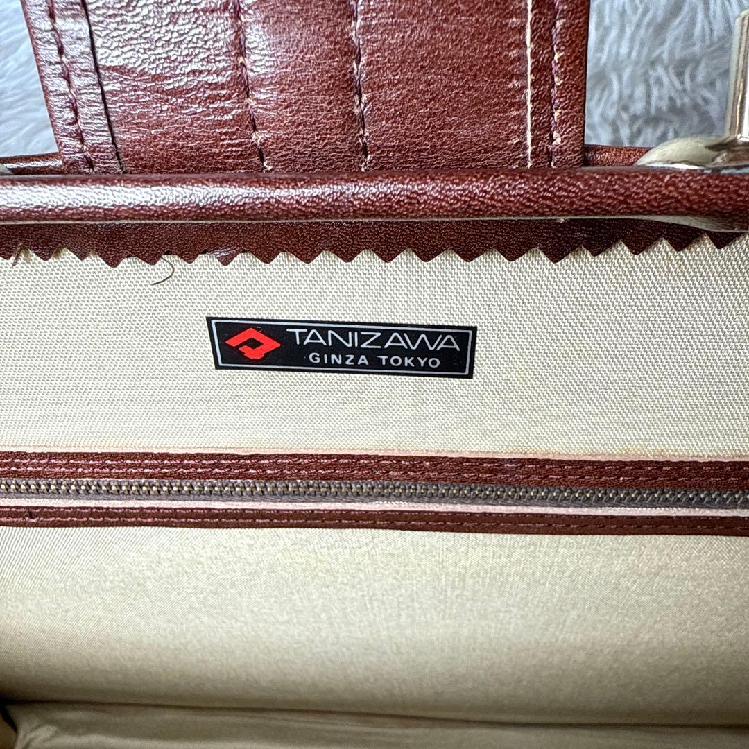 GINZA TANIZAWA 銀座タニザワ ダレスバッグ ビジネスバッグ 本革