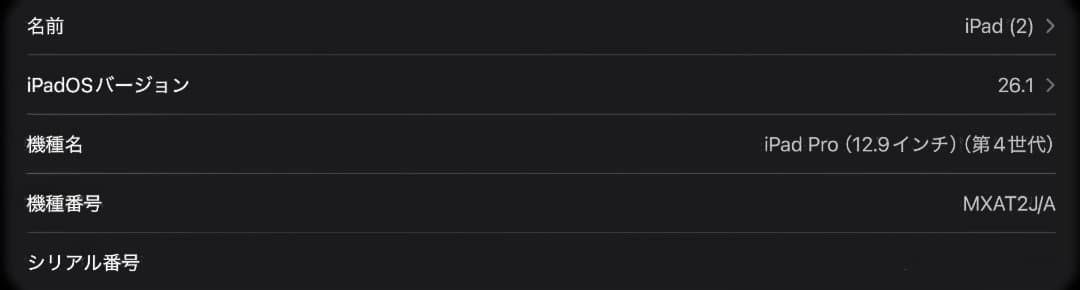 Apple iPad Pro (12.9インチ) 第4世代 本体