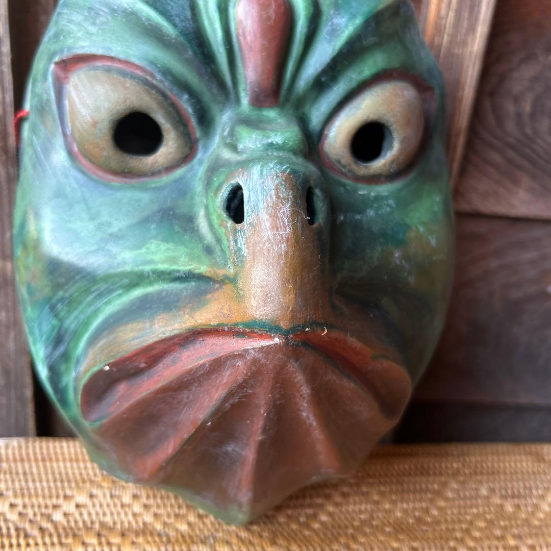 アンティーク 舞楽面