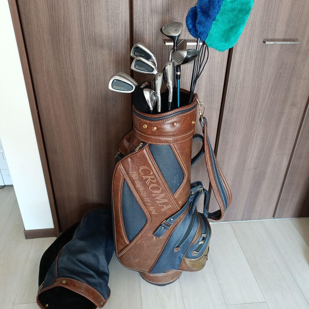 ゴルフクラブセットバッグ付け 13本 右利用