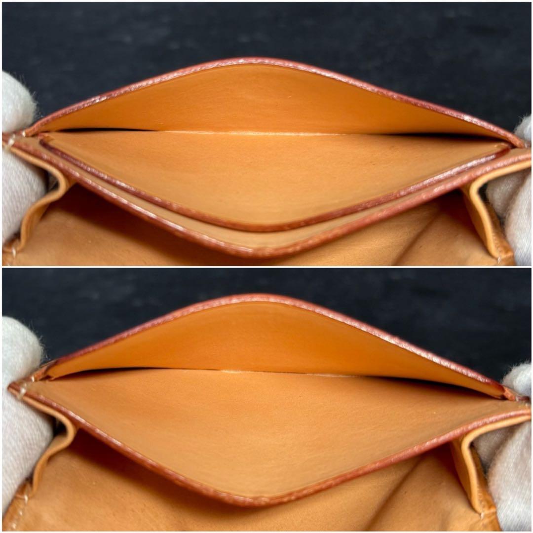 極上品 定価13.2万 激レア ガンゾ クロコダイル ダークブラウン 名刺入れ