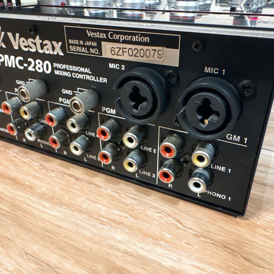 【即日発送】 Vestax PMC-280 DJミキサー 4チャンネル 通電OK