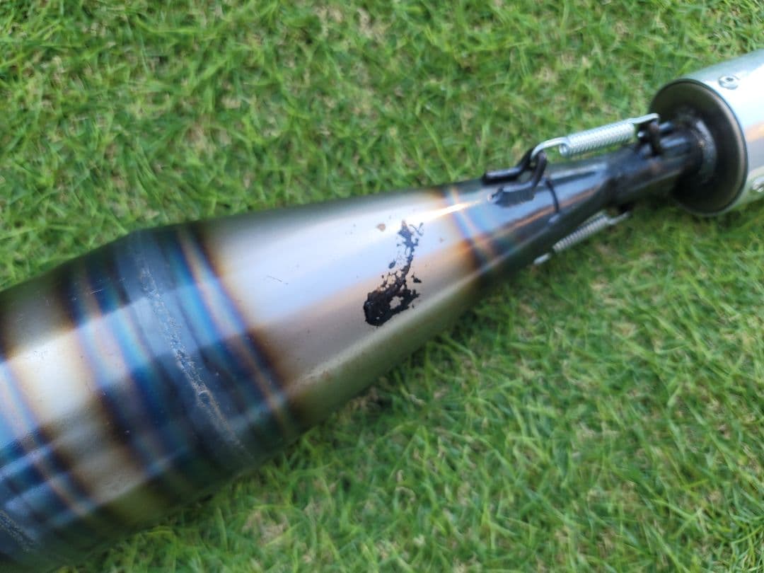 スズキ レッツ2 ZZ ストレートチャンバー マフラー rb-works