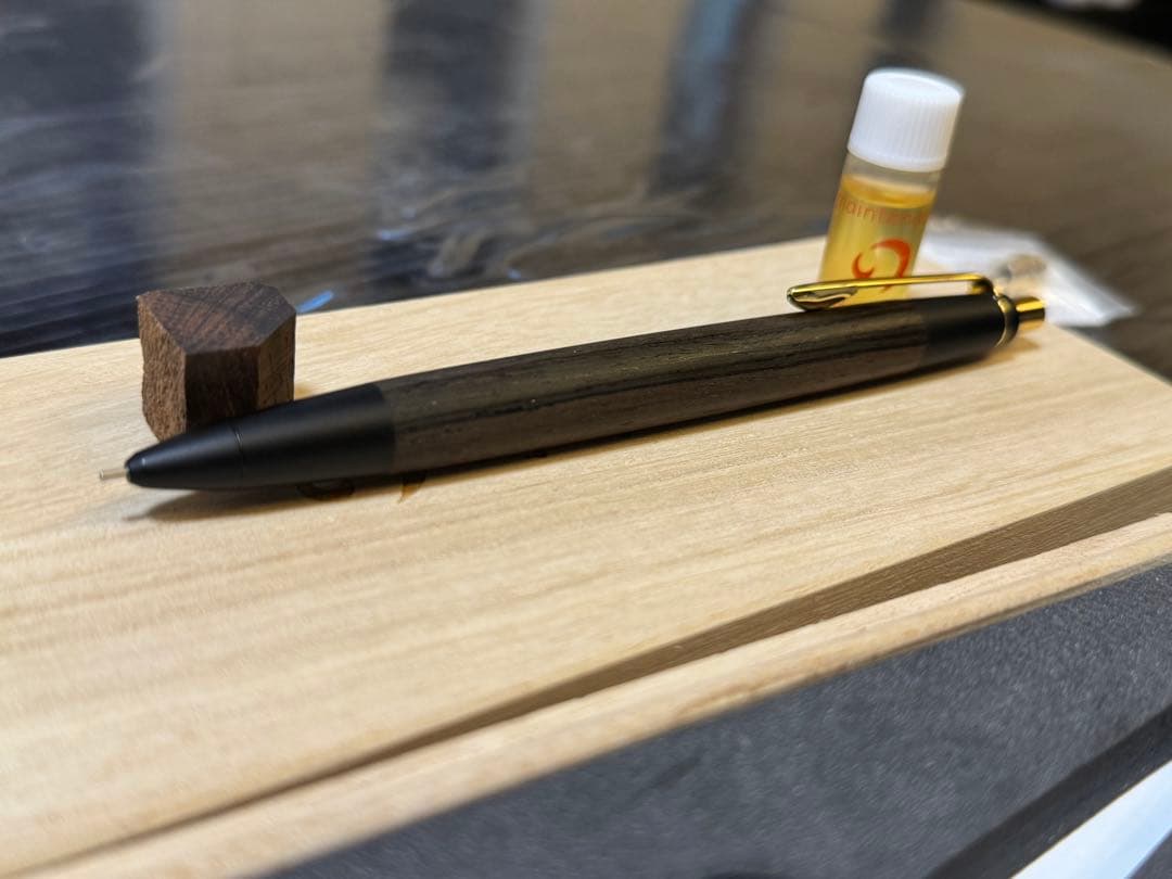 超希少樹種 野原工芸 ハカランダ シャープペンシル　新型　旧型クリップ