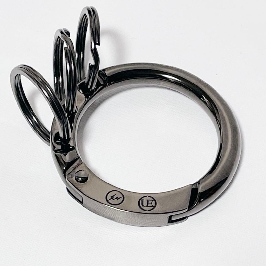 ユニフォームエクスペリメント サークルジルコニアカラビナ ブラック 黒 未使用