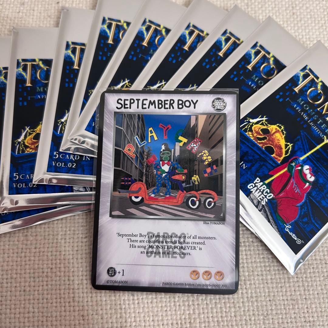 TOMASON MONSTER'S CARD Vol.2 10パック＋プロモ1枚