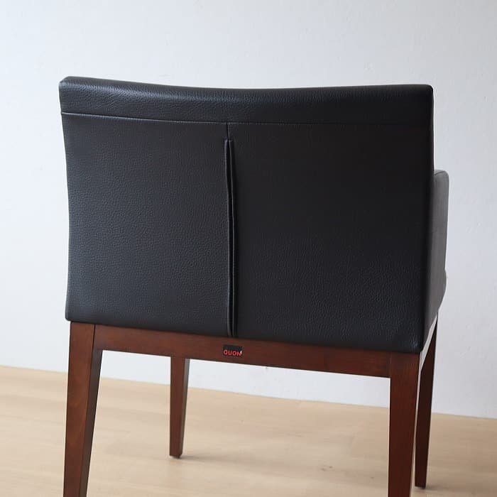 QUON アームチェア ラウンジチェア 肘付イス 木製①