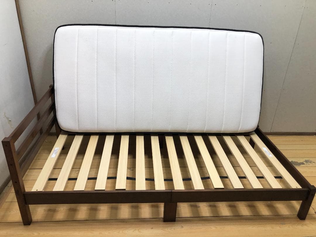 ニトリ　ベッドフレーム シングル 木製　マットレス（Nスリープ）270708-