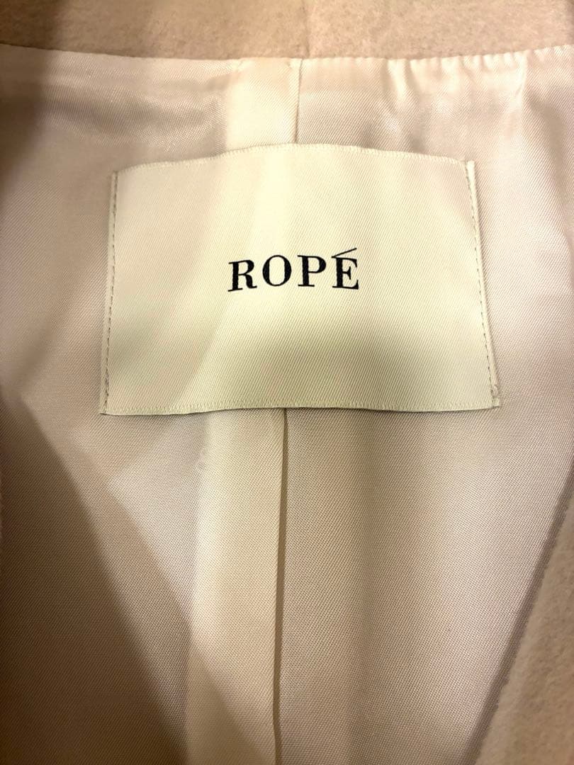 【美品】ROPE プレミアムカシミヤ ショートコート【25AW】オフホワイト36