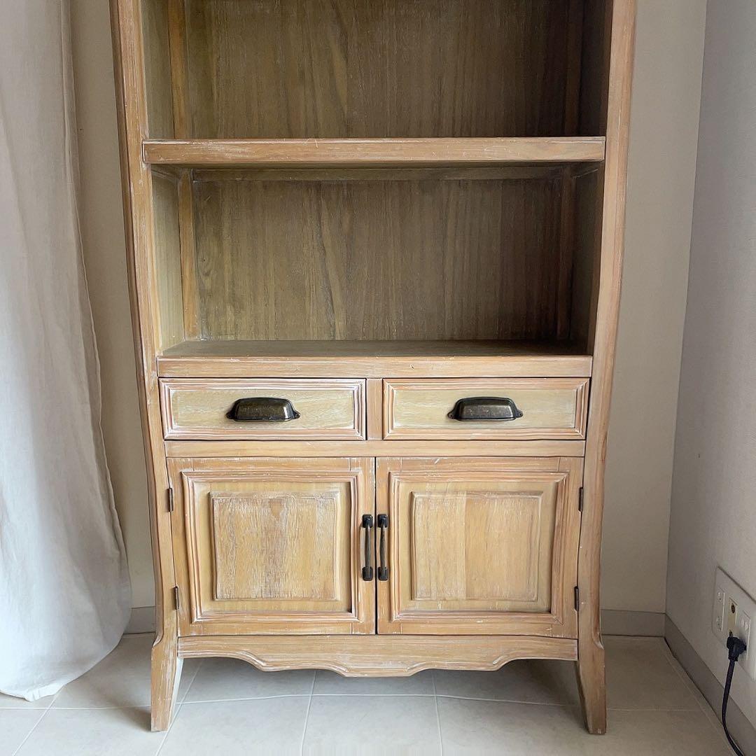 アンティーク　シャビーシック　フレンチシャビー　北欧　フランス　シェルフ　飾り棚