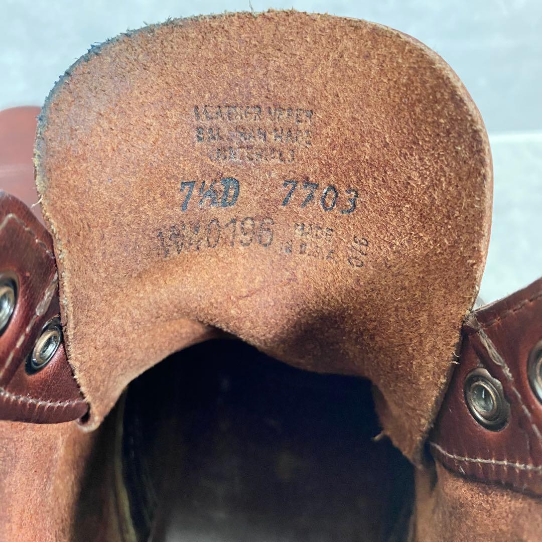 【美品】WOLVERINE ウルヴァリン ワークブーツ 1000マイル 7703