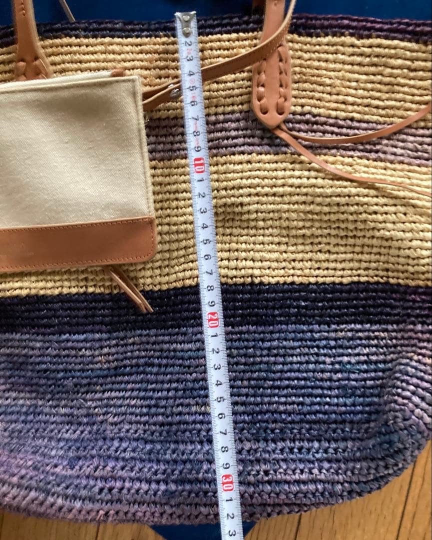 RT-60128　ポロラルフローレン　編込み かごバッグ ショップ外袋付き