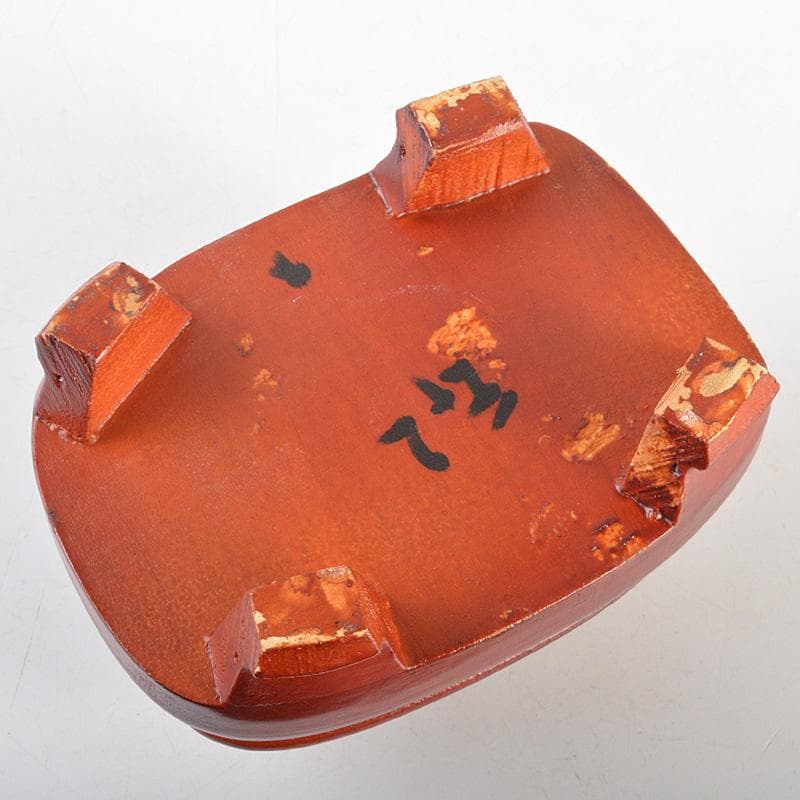 玉石彫刻　龍神　具利伽羅大龍　不動明王　約2kg　唐木台付　V　R7519