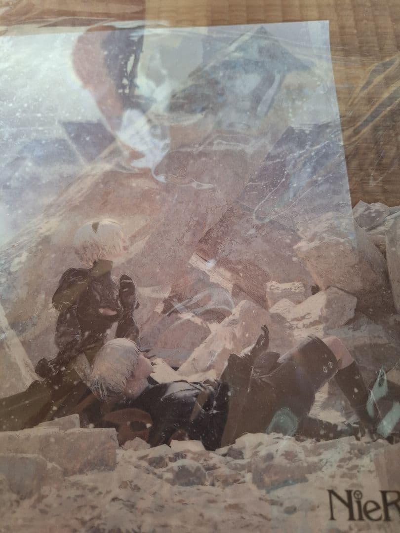 ニーアオートマタ クリアポスター 2B 9S