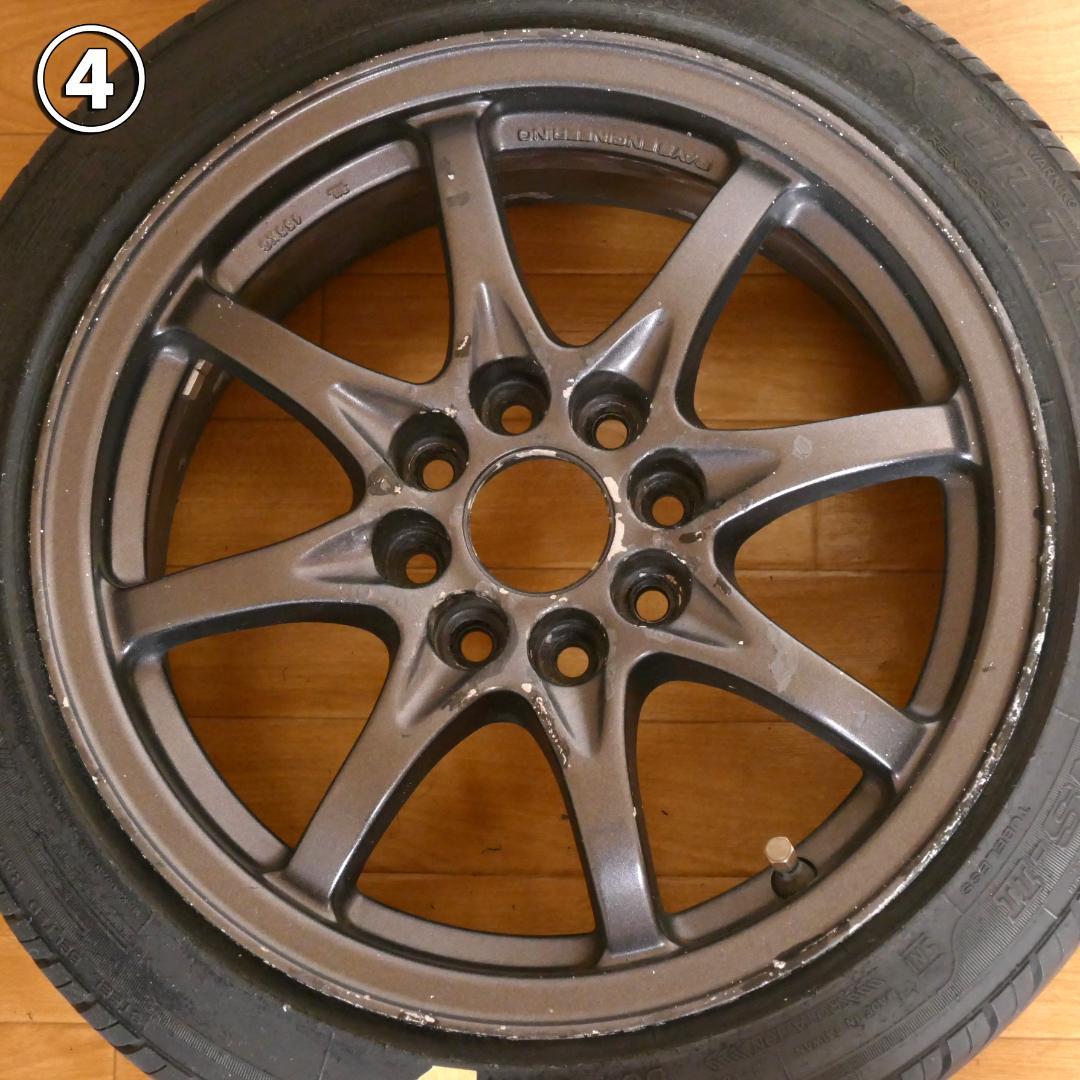 RAYS GR-N 14インチ 6.0JJ PCD100 +34 4本【中古】