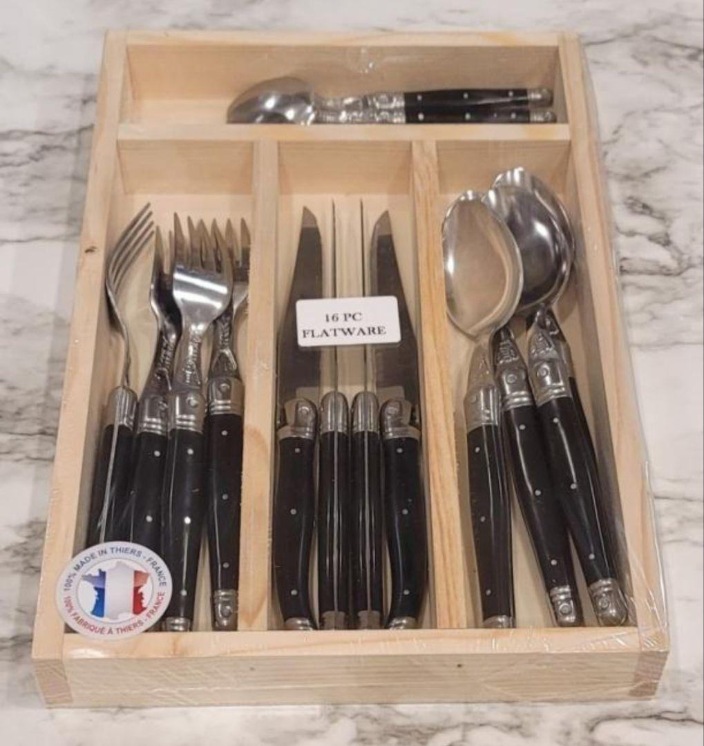 ラギオール　ジャンデュボ　フランス製　16本セット　 木箱付　ブラック