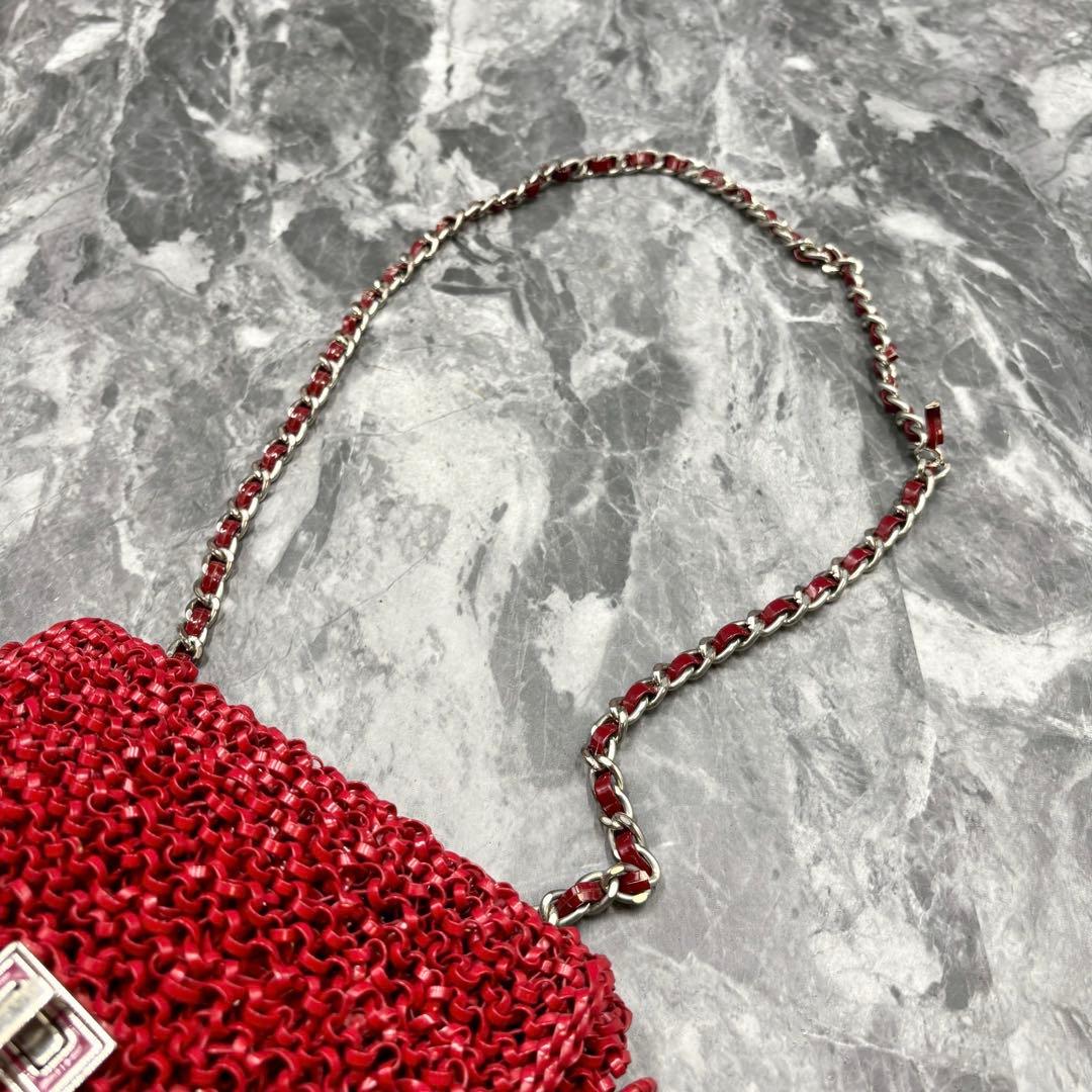 美品✨アンテプリマ ルケット 3way ターンロック ショルダーバッグ 赤