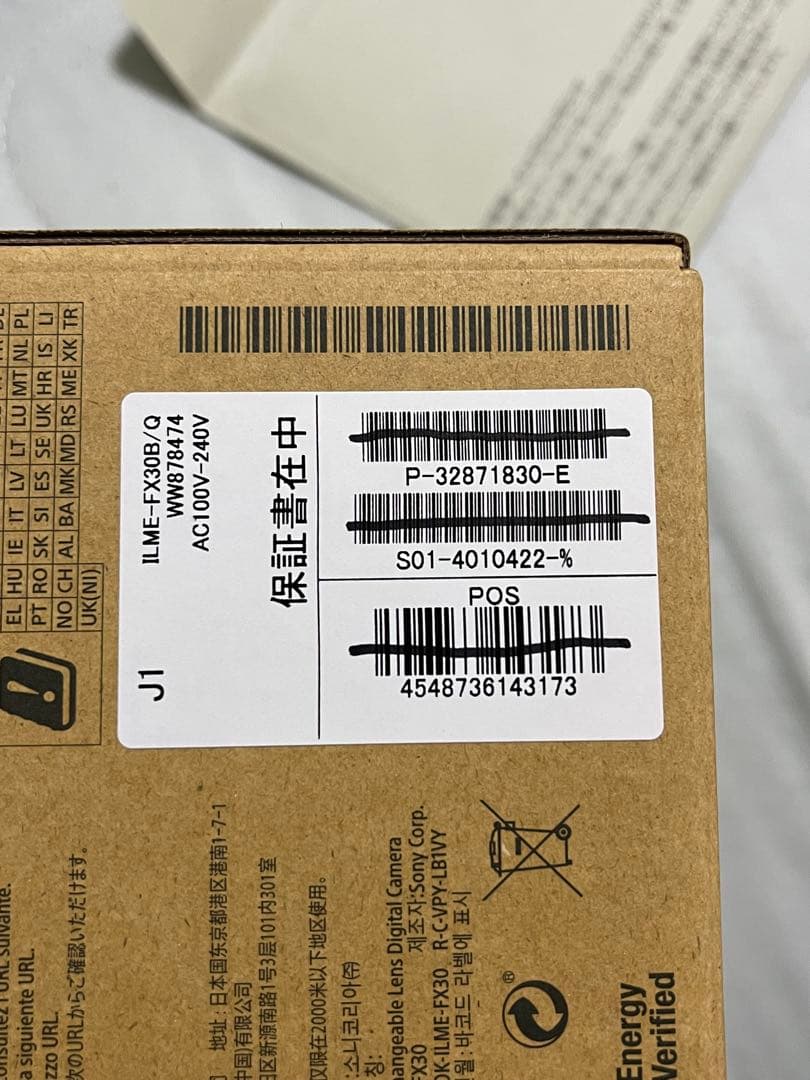 【chi】SONY α FX30 ミラーレス一眼