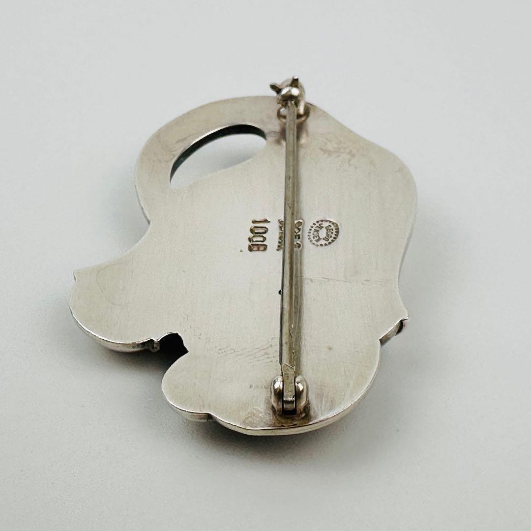 美品　ジョージジェンセン 可愛いスズラン　シルバー 花モチーフ ブローチ