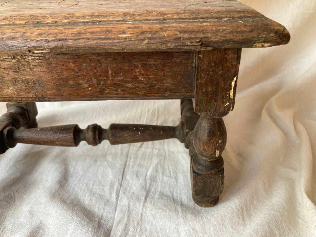 フランスアンティーク　ロレーヌチェア　フラワースタンド　スツール