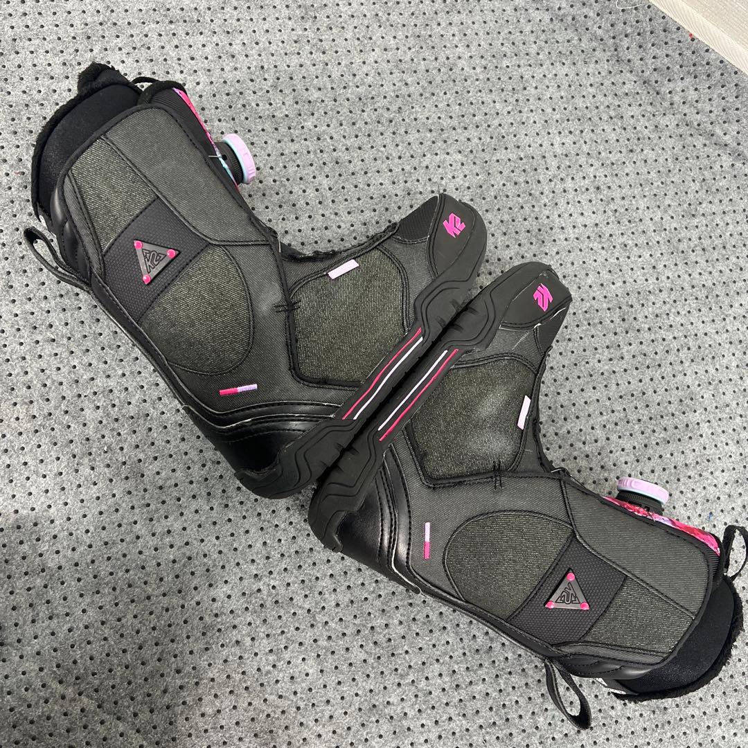 希少サイズ レディース キッズ 22cm K2 MINK BOA スノボ ブーツ