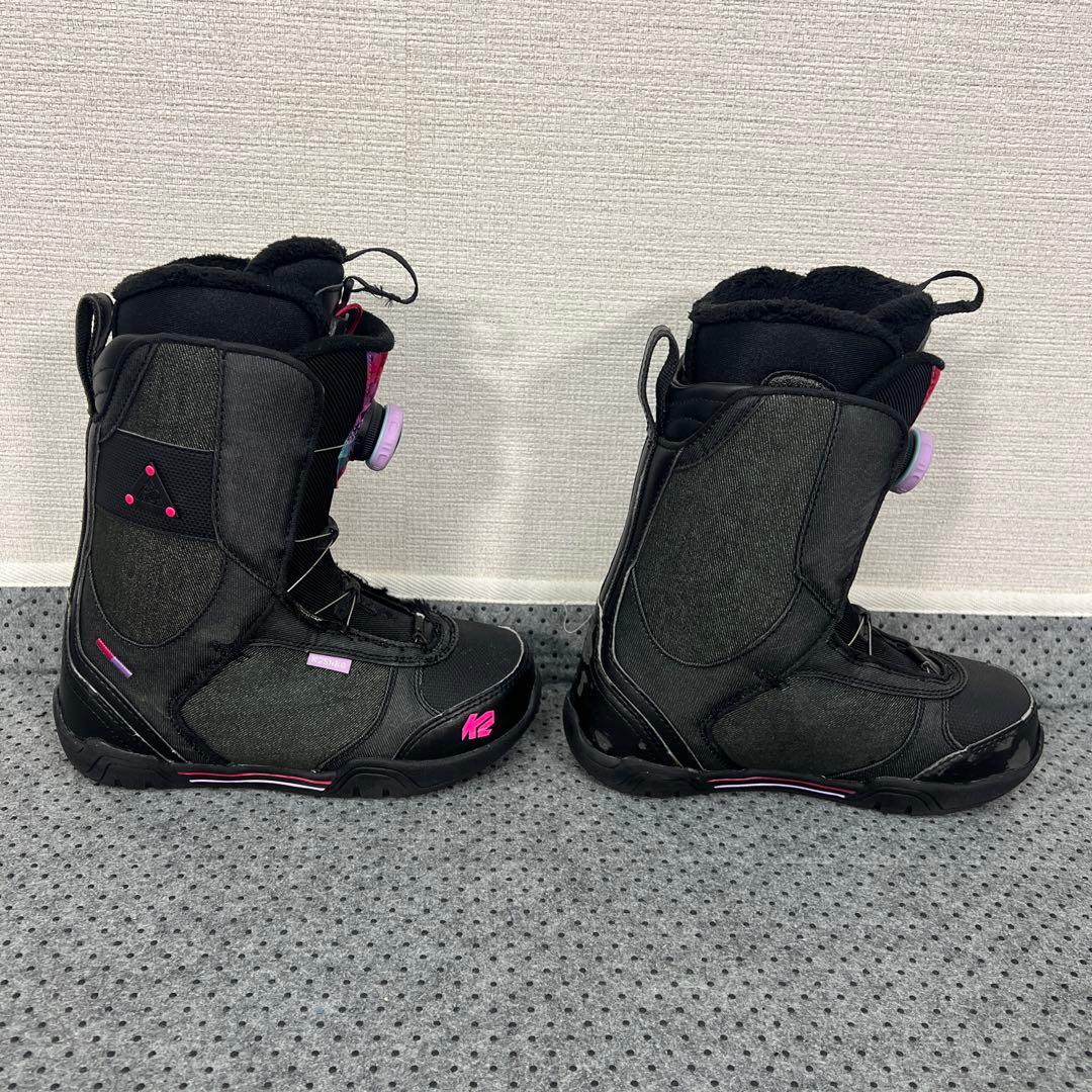 希少サイズ レディース キッズ 22cm K2 MINK BOA スノボ ブーツ