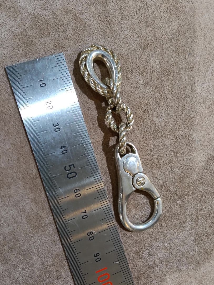 L*A様 エルメス　キーホルダー　キーリング　カドリーユ　シルバー　ビンテージ