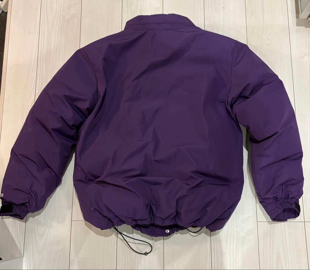 FTC エフティーシー パープル ダウンジャケット フード付き