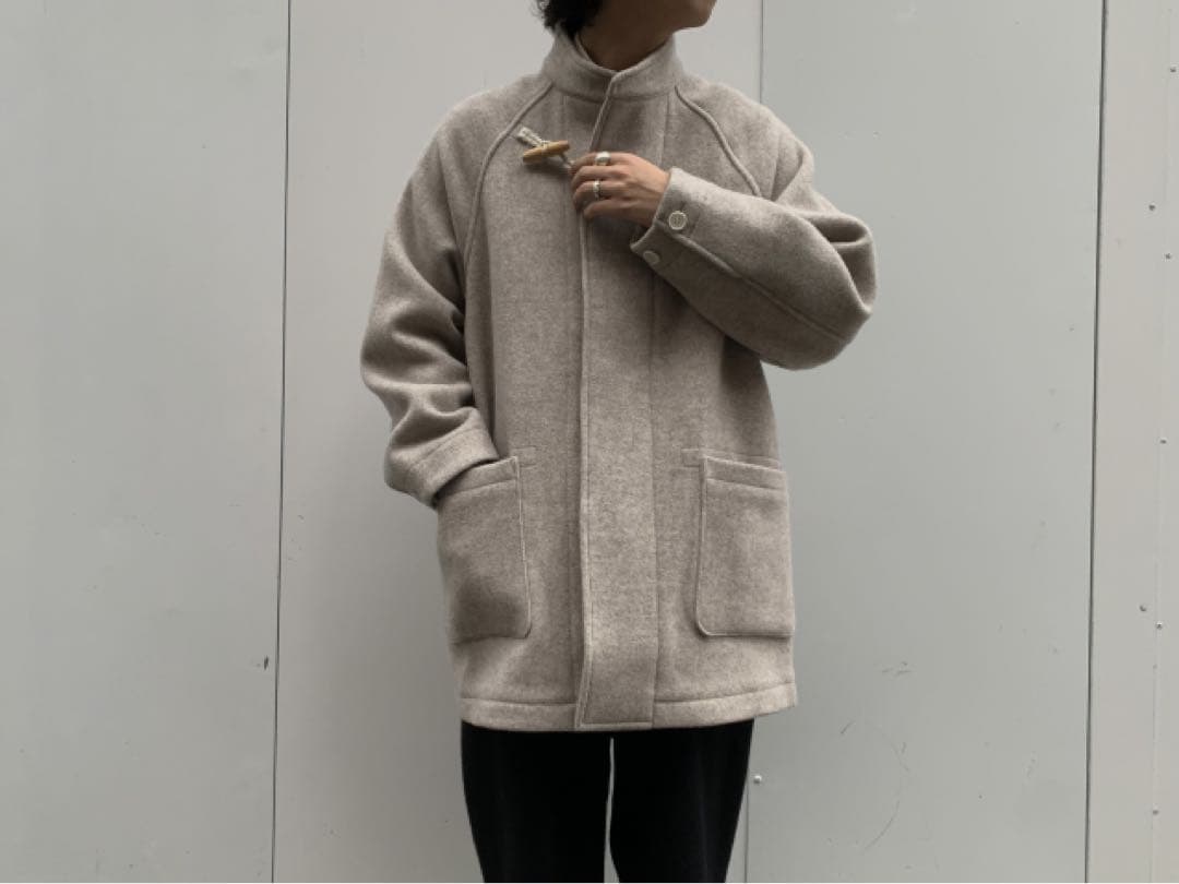 【試着程度】【屋外未使用】CONFECT ウールパイルダッフルコート サイズ3