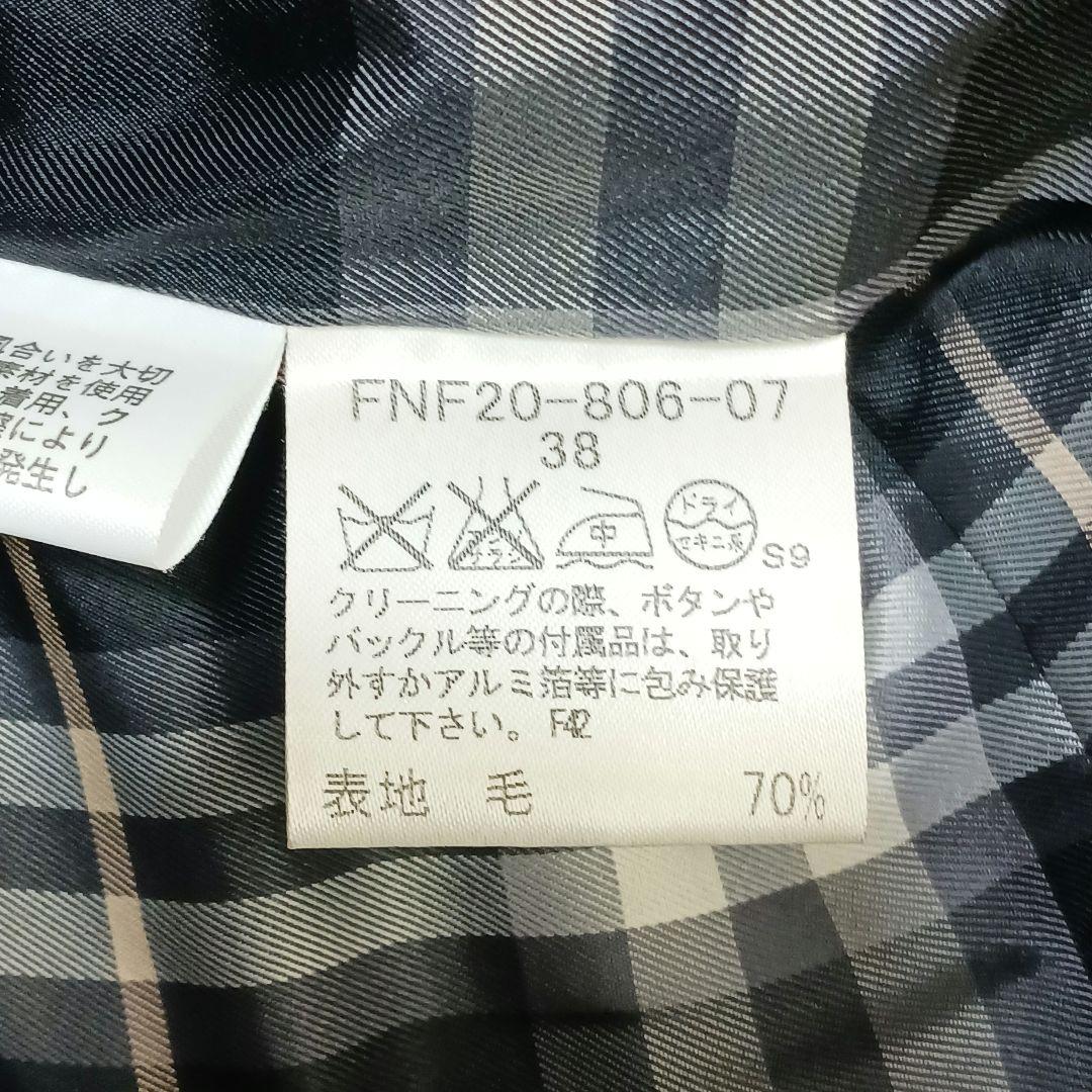 ✨美品✨バーバリーブルーレーベル　アンゴラ混 コート　ノバチェック　ダブル