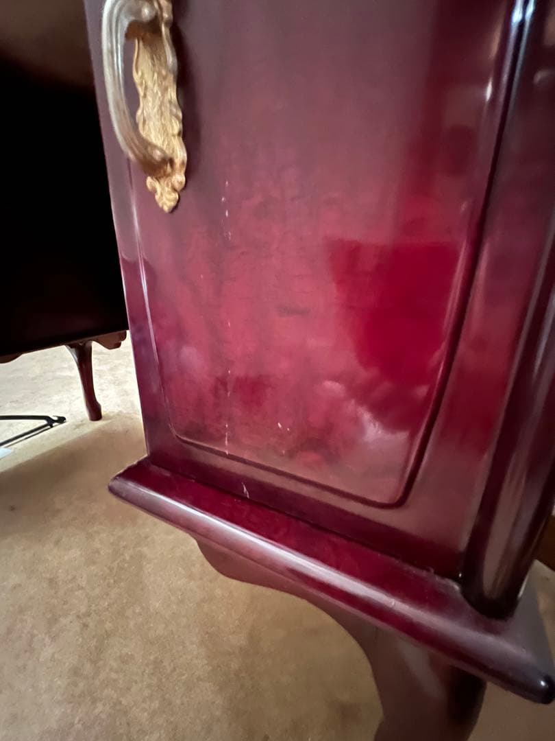 ドレッサー　ヴィンテージドレッサー　フランスミラー　ビクトリア調家　骨董家具