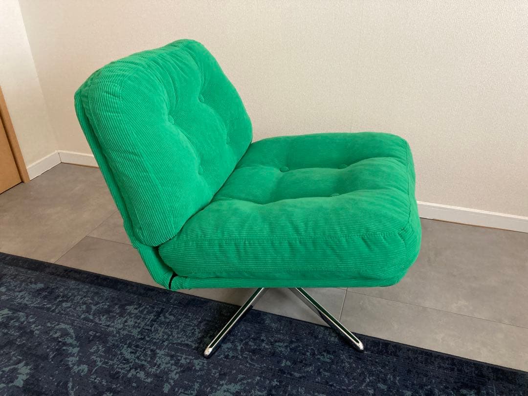 【美品】イケア ディヴリンゲ 回転パーソナルチェア 椅子 ソファ　グリーン