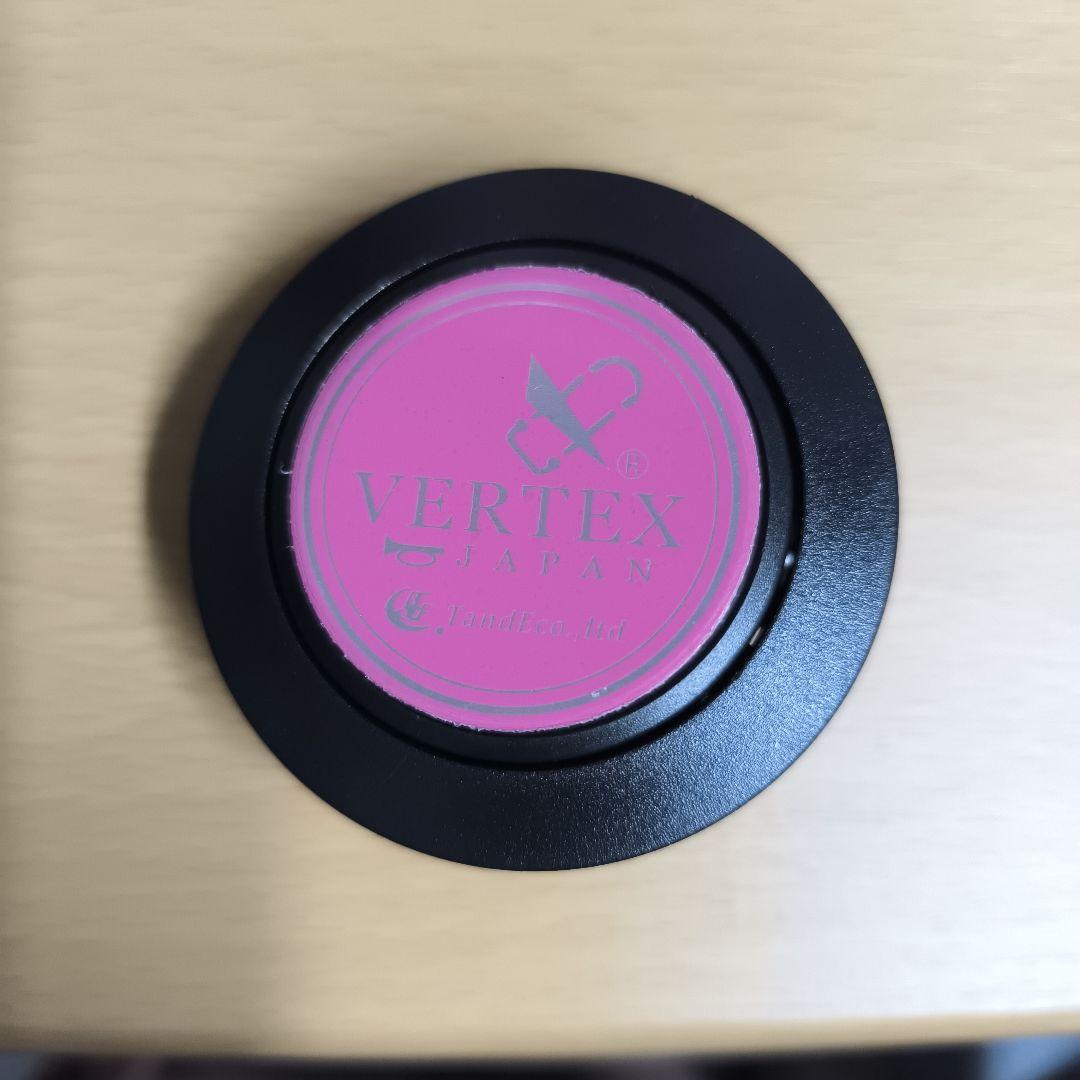 ヴェルテックスタイプVERTEX ピンク ステアリング90mmディープ325mm