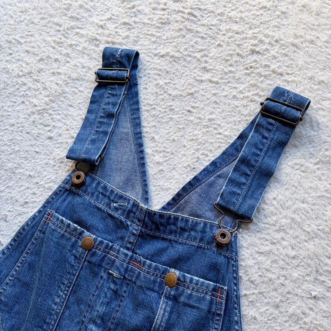 【美品】ポロラルフローレン デニムオーバーオール ペインター ロゴパッチ 現行品