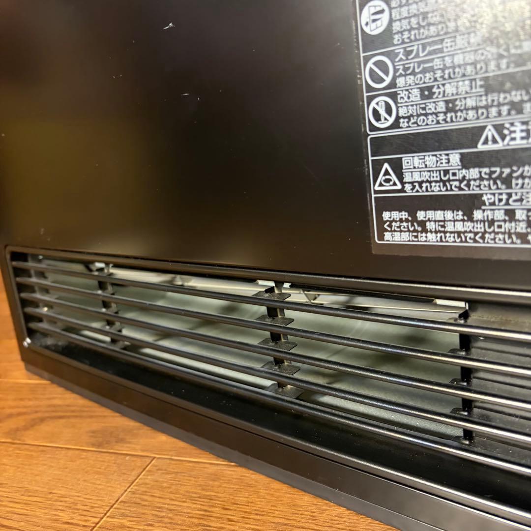 超美品 リンナイ ブラック ガスファンヒーター RC-U5801E 都市ガス
