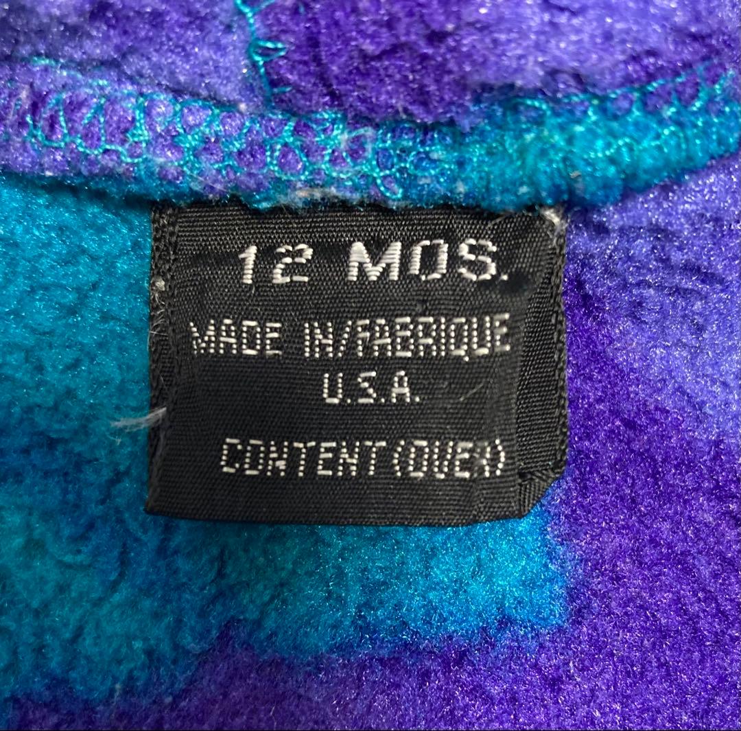 90s Patagonia パタゴニア USA製 フリース ロンパース12M