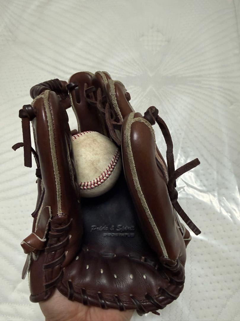 ZETT ブラウン 硬式グローブ　セカンド用