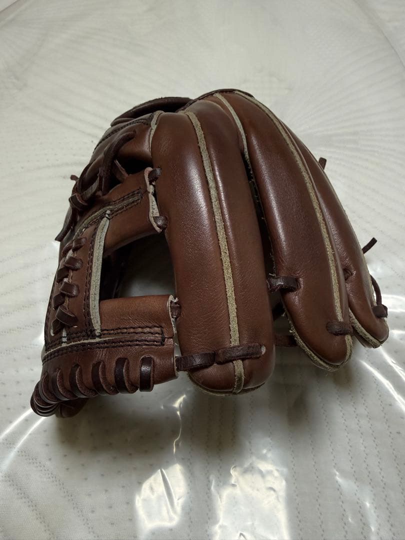 ZETT ブラウン 硬式グローブ　セカンド用