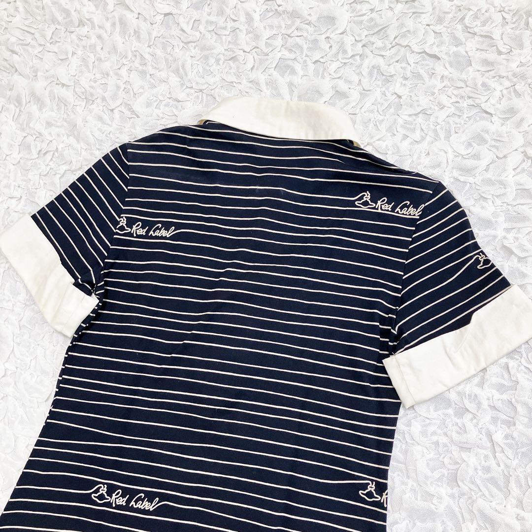 ヴィヴィアンウエストウッド　ボーダーポロシャツワンピース　オーブボタン